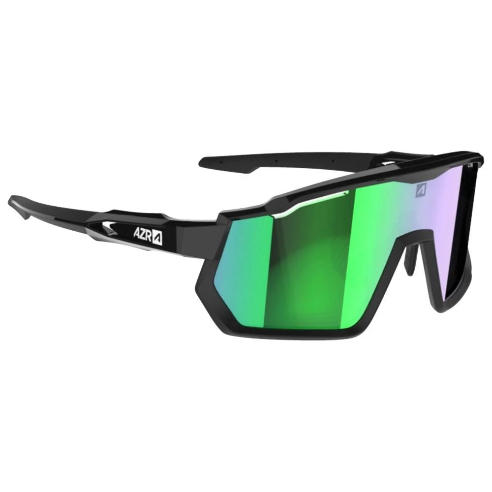 Lunettes De Soleil AZR Pro Race Rx Vernie Noir Multicouche Vert 1 Lunettes De Soleil AZR Pro Race Rx Vernie Noir Multicouche Vert
