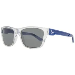 Cébé Lunettes De Soleil Cebe Hacker Shiny Translucent Clear Blue Zone Grey Cat.3 Silver
