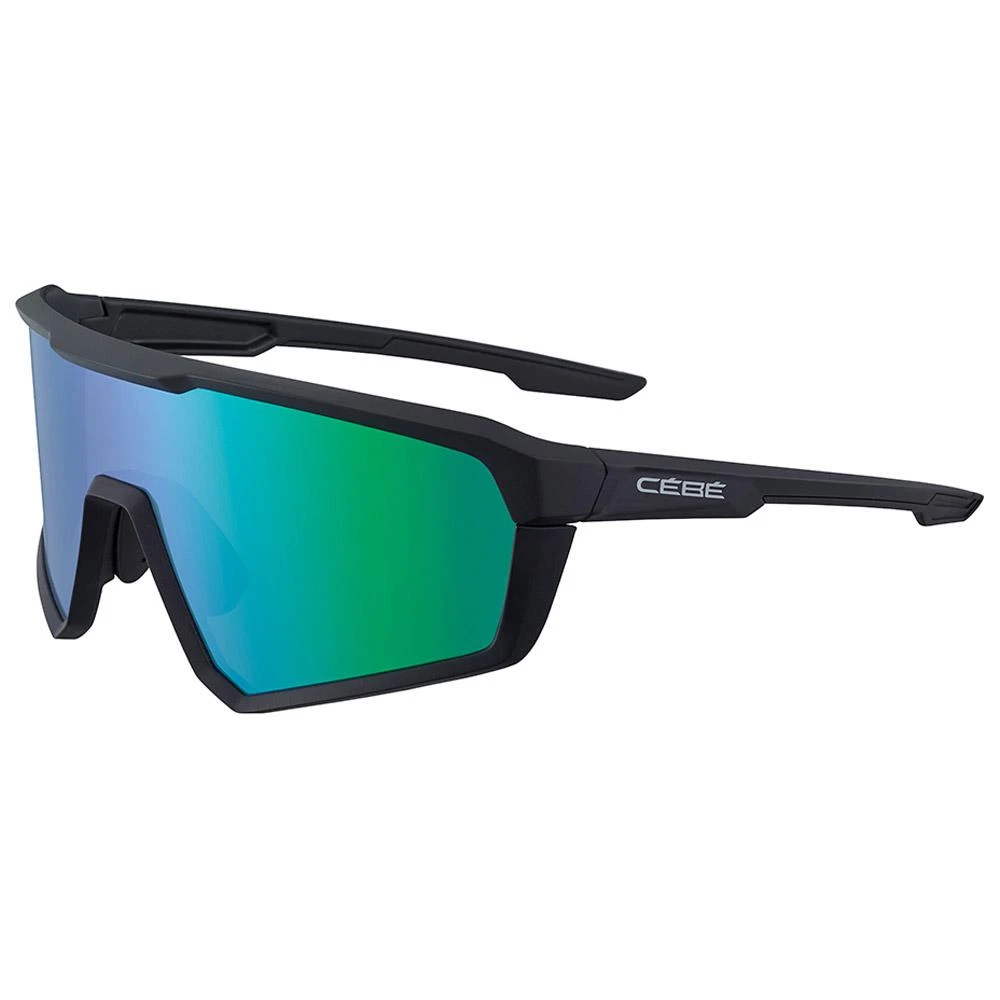 Cébé Lunettes De Soleil Cebe Asphalt Black Matt Zone Grey Cat 3 Green 1 Cébé Lunettes De Soleil Cebe Asphalt Black Matt Zone Grey Cat 3 Green