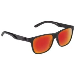 Lunettes De Soleil AZR Jason Noir Mate Multicouche Rouge Polarized