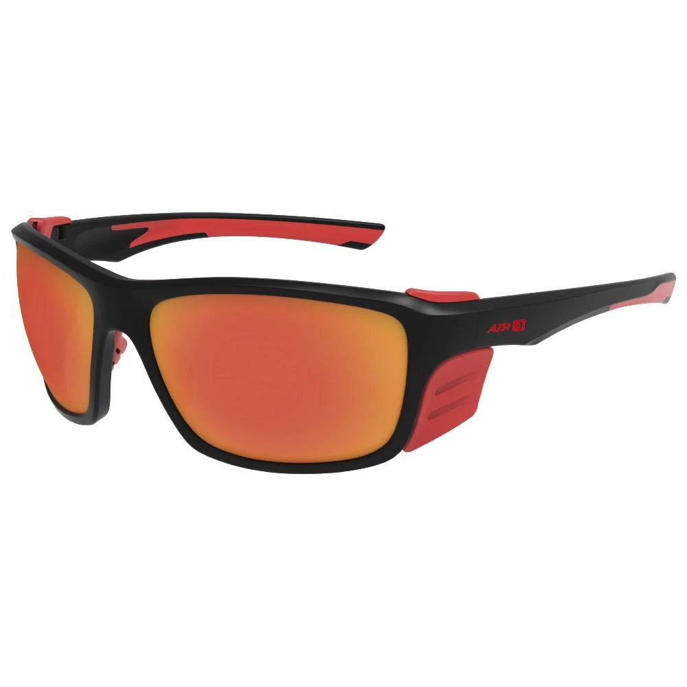 Lunettes De Soleil AZR Voyager Noire Mate Rouge Multicouche Rouge 5 Lunettes De Soleil AZR Voyager Noire Mate Rouge Multicouche Rouge – Image 5