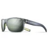 Lunettes De Soleil Julbo Renegade Gris Translucide Brillant Vert Reactiv Performance