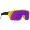 Lunettes De Soleil Spy Monolith 50/50 Matte Neron Yellow Happy Bronze Purple Spectra Mirror