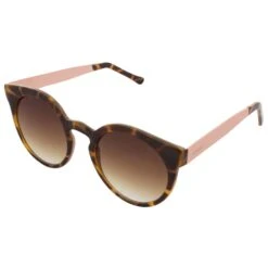 Lunettes De Soleil Komono Lulu Metal Series Tortoise Rose Gold