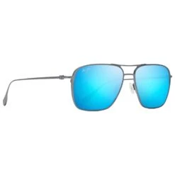 Lunettes De Soleil Maui Jim Beaches Asian Fit Gris Colombe Bleu Hawaï MauiBrilliant