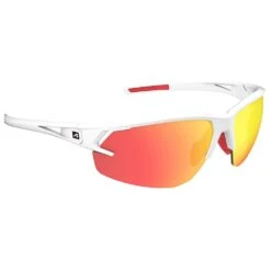 Lunettes De Soleil AZR Fast Mat Blanc Multicouche Rouge