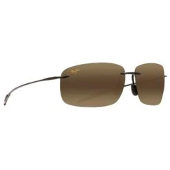 Lunettes De Soleil Maui Jim Breakwall Noir Brillant Bronze
