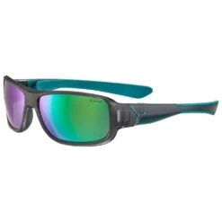 Cébé Lunettes De Soleil Cebe S'Path Black Teal Matte Zone Blue Light Grey Cat.3 Green