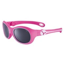 Cébé Lunettes De Soleil Cebe S'mile Matt Pink White Zone Blue Light Grey Cat.3