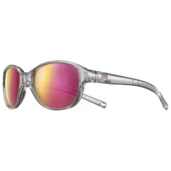 Lunettes De Soleil Julbo Romy Gris Translucide Brillant Spectron 3 Rose