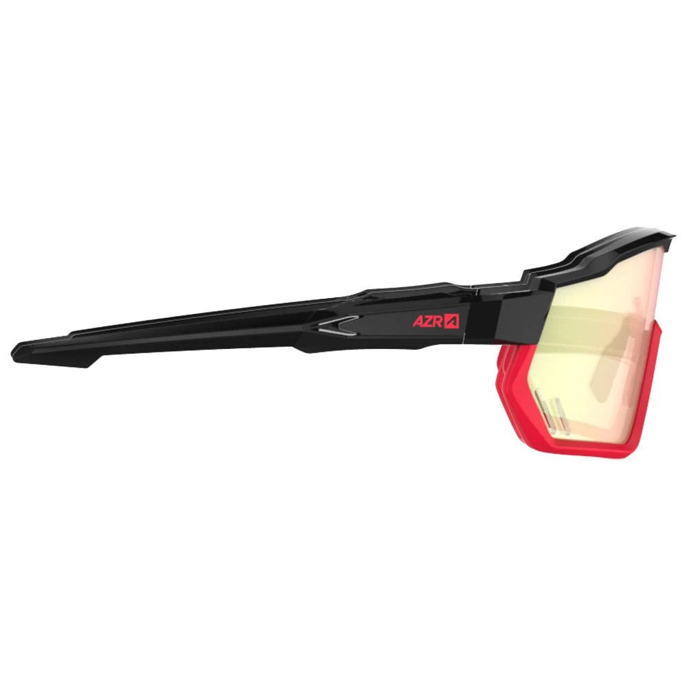 Lunettes De Soleil AZR Pro Race Rx Vernie Noir Rouge Irisé Rouge Photochromic 2 Lunettes De Soleil AZR Pro Race Rx Vernie Noir Rouge Irisé Rouge Photochromic – Image 2