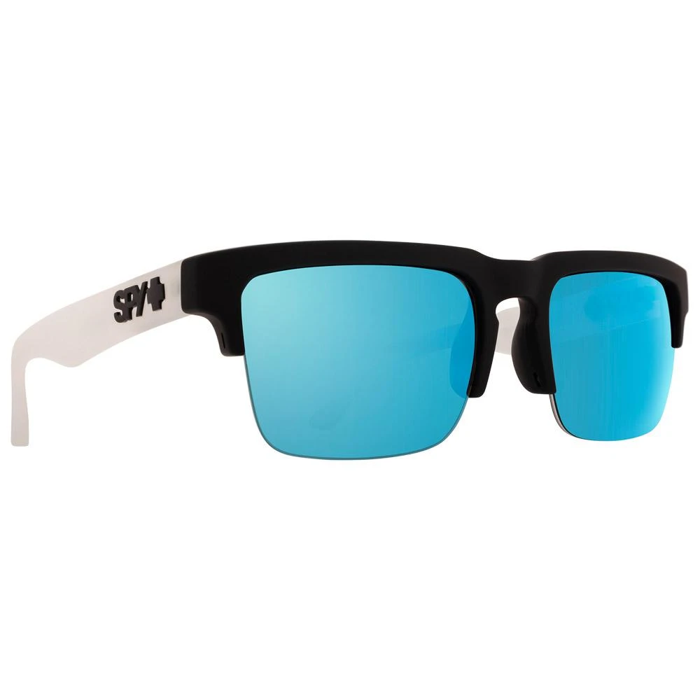 Lunettes De Soleil Spy Helm 50/50 Matte Black Clear Happy Gray Green Light Blue Spectra Mirror 1 Lunettes De Soleil Spy Helm 50/50 Matte Black Clear Happy Gray Green Light Blue Spectra Mirror