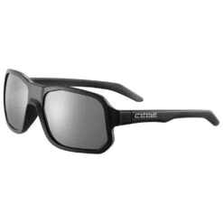 Cébé Lunettes De Soleil Cebe Outspeed Black Matte Zone Polarized Grey Cat.3 Silver