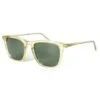 Lunettes De Soleil Binocle Eyewear Square Shiny Champagne Grey Green Polarized