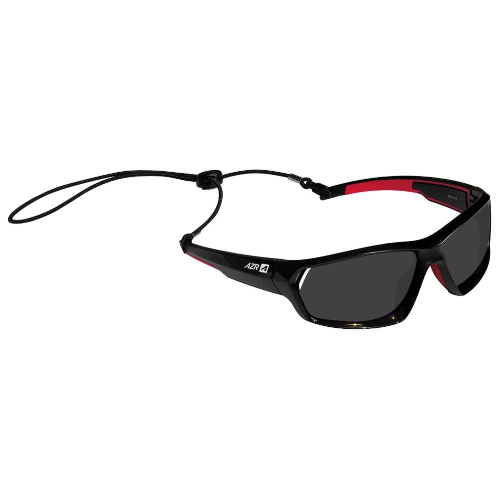 Lunettes De Soleil AZR Haiti Noire Vernie Gris Polarized 1 Lunettes De Soleil AZR Haiti Noire Vernie Gris Polarized