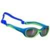 Lunettes De Soleil AZR Teddy + Mat Bleu Vert Silver Miroir
