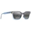 Lunettes De Soleil Maui Jim Shore Break Gris Bleu Translucide Mat Gris Neutre Minéral SuperThin