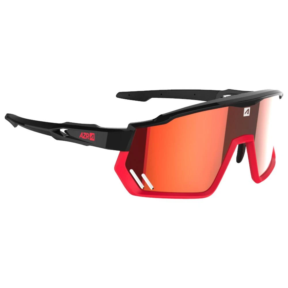 Lunettes De Soleil AZR Pro Race Rx Vernie Noir Rouge Irisé Rouge Photochromic 1 Lunettes De Soleil AZR Pro Race Rx Vernie Noir Rouge Irisé Rouge Photochromic