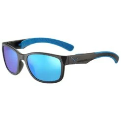 Cébé Lunettes De Soleil Cebe S'Sence Black Blue Wave Matte Zone Blue Light Grey Cat.3 Blue