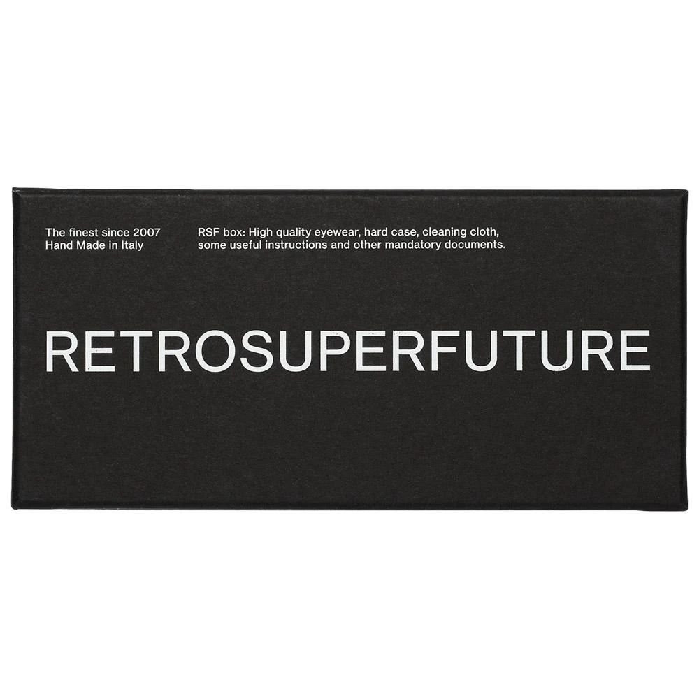 Lunettes De Soleil Retro Super Future The Warhol Matte Black Green 3 Lunettes De Soleil Retro Super Future The Warhol Matte Black Green – Image 3