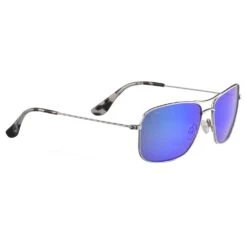 Lunettes De Soleil Maui Jim Wiki Wiki Argent Blue Hawaii Maui Pure