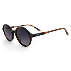 Lunettes De Soleil Binocle Eyewear Sydney Shiny Tortoise Gradient Grey Polarized