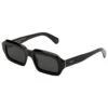 Lunettes De Soleil Retro Super Future Fantasma Black Black