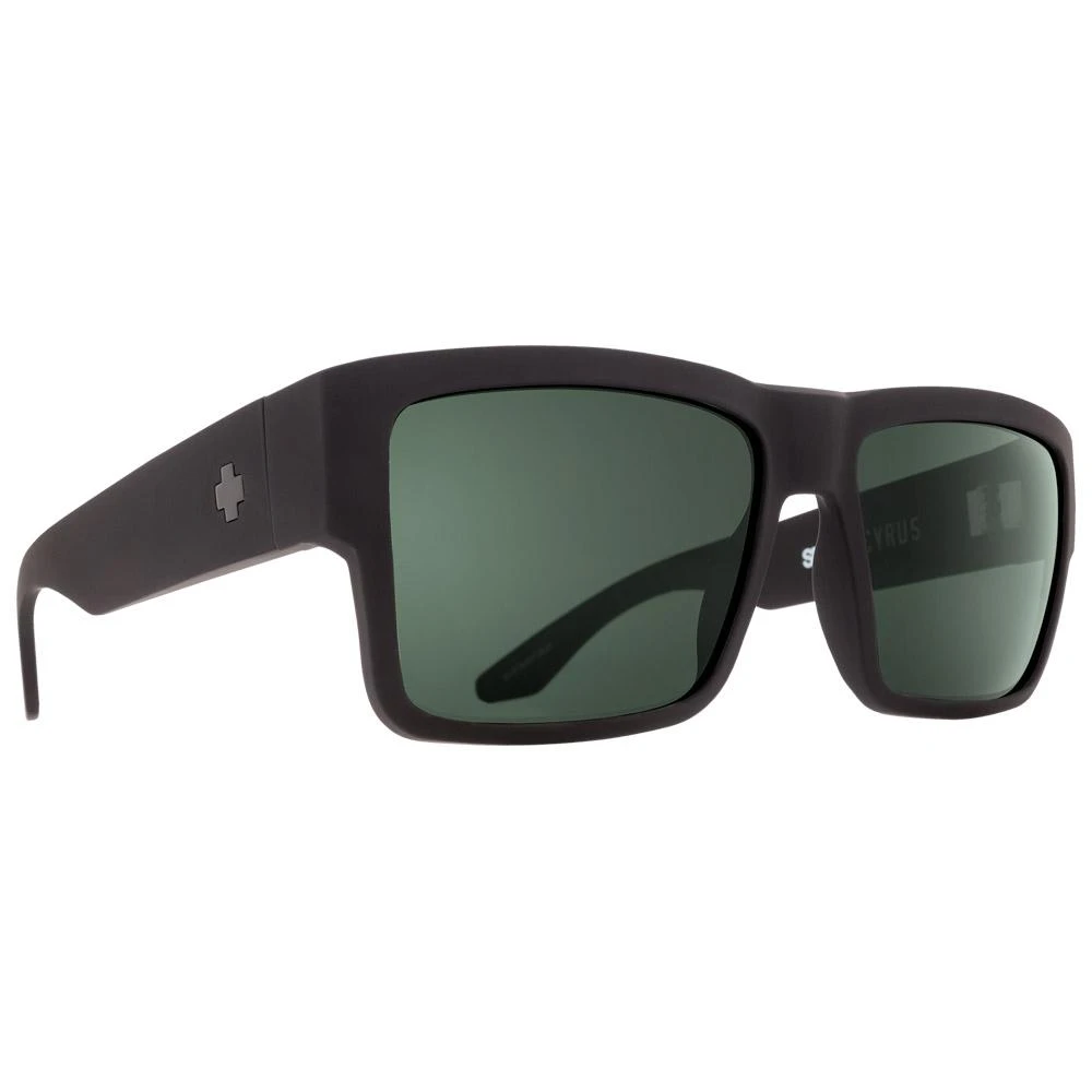 Lunettes De Soleil Spy Cyrus Soft Matte Black Happy Gray Green Polar 1 Lunettes De Soleil Spy Cyrus Soft Matte Black Happy Gray Green Polar