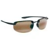 Lunettes De Soleil Maui Jim Hookipa Noir Brillant Hcl Bronze Polycarbonate Bidegrade