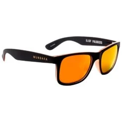 Lunettes De Soleil Mundaka Optic Bloody Matte Black Smoke Orange Revo Polarized