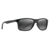 Lunettes De Soleil Maui Jim Onshore Noir Brillant Gris Neutre Minéral SuperThin