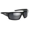 Lunettes De Soleil AZR Run Noire Vernie Gris Miroir Polarisant