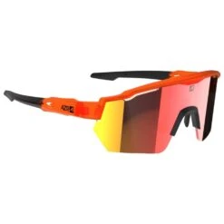 Lunettes De Soleil AZR Race Rx Mat Crystal Neon Orange Multicouche Rouge