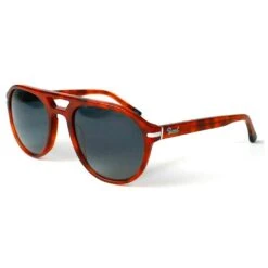 Lunettes De Soleil Binocle Eyewear Bradley Shiny Orange Tortoise Gradient Grey Blue Polarized