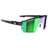 Lunettes De Soleil AZR Pro Race Rx Vernie Noir Blanc Irisé Vert Photochromic