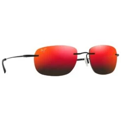 Lunettes De Soleil Maui Jim Nanea Noir Mat Hawaii Lava MauiBrilliant