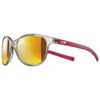 Lunettes De Soleil Julbo Lizzy Gris Translucide Rouge Mat Spectron 3cf