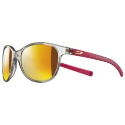 Lunettes De Soleil Julbo Lizzy Gris Translucide Rouge Mat Spectron 3cf