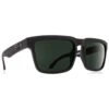 Lunettes De Soleil Spy Helm Soft Matte Black Happy Gray Green