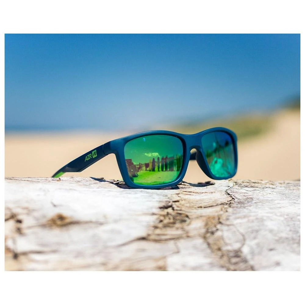 Lunettes De Soleil AZR Sun Mat Noir Vert Multicouche Vert 3 Lunettes De Soleil AZR Sun Mat Noir Vert Multicouche Vert – Image 3