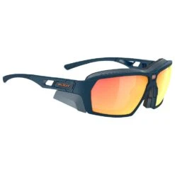 Lunettes De Soleil Rudy Project Agent Q Blue Navy Matte Multilaser Orange