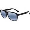 Lunettes De Soleil Vuarnet 03 The Dude Noir Mat Blue Polarlynx