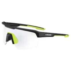 Cébé Lunettes De Soleil Cebe Asphalt Lite Black Lime Matte Zone Vario Grey Cat.0-3 Blue