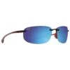 Lunettes De Soleil Maui Jim Hookipa Ecaille Blue Hawaii