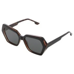 Lunettes De Soleil Komono Poly Black Tortoise