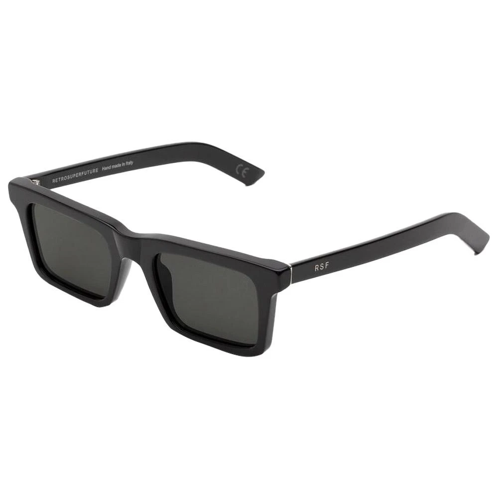 Lunettes De Soleil Retro Super Future 1968 Black Black 1 Lunettes De Soleil Retro Super Future 1968 Black Black