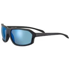 Lunettes De Soleil Serengeti Hext Matte Black Saturn Polarized 555nm Blue
