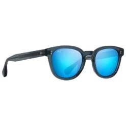Lunettes De Soleil Maui Jim Cheetah 5 Gris Translucide Bleu Hawaï MauiBrilliant