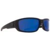 Lunettes De Soleil Spy Dirty Mo Matte Black Happy Bronze Polar Blue Spectra Mirror