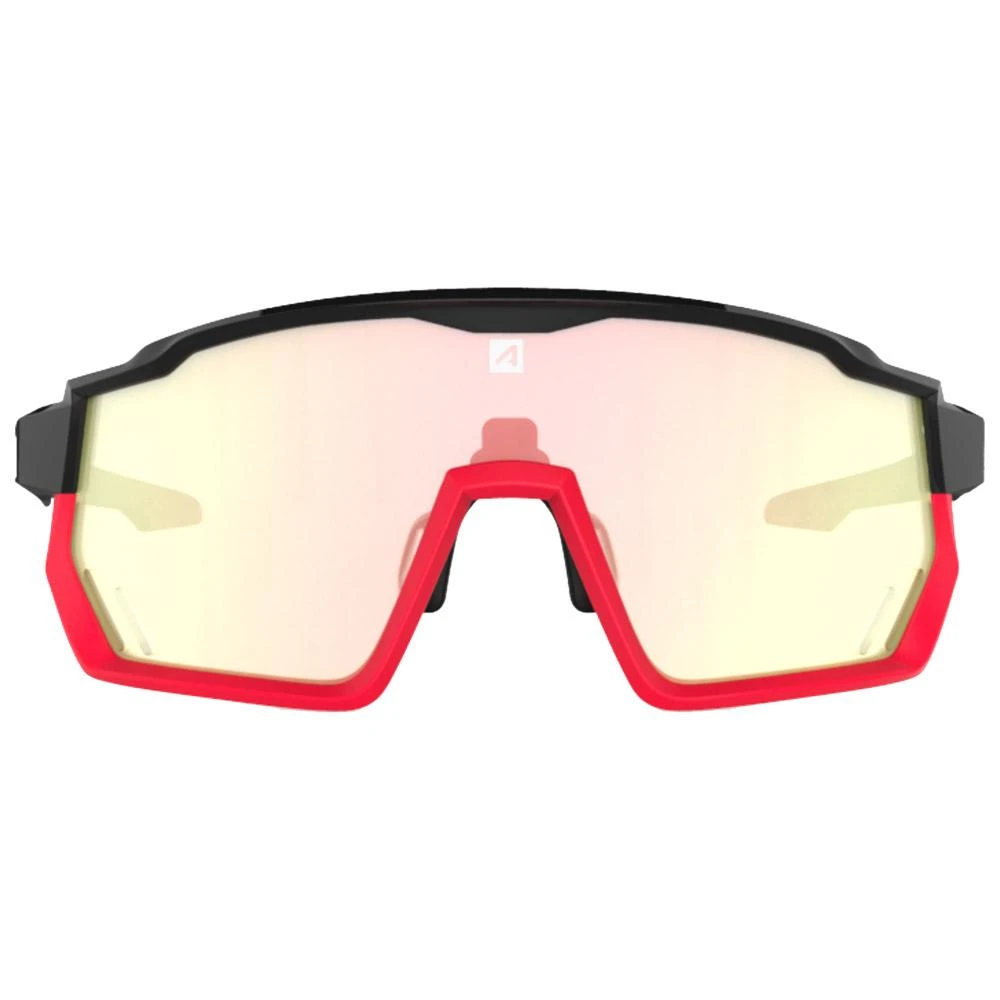 Lunettes De Soleil AZR Pro Race Rx Vernie Noir Rouge Irisé Rouge Photochromic 3 Lunettes De Soleil AZR Pro Race Rx Vernie Noir Rouge Irisé Rouge Photochromic – Image 3